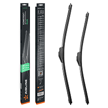 Щетки стеклоочистителя комплект (2 шт) 600/400мм (24"/16") бескаркасные PLUS с креплением "Крючок 9x3, 9x4 мм"