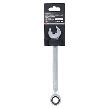 Ключ комбинированный трещоточный 17мм PRO, пласт.подвес