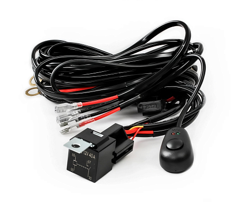 Комплект проводки для фар/балок, 2 подключения, 12В, 300Вт, предохранитель 30А, длина 3м МП-серия