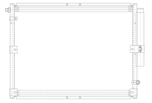 Радиатор кондиционера для автомобилей Land Cruiser 100 (98-) M/A