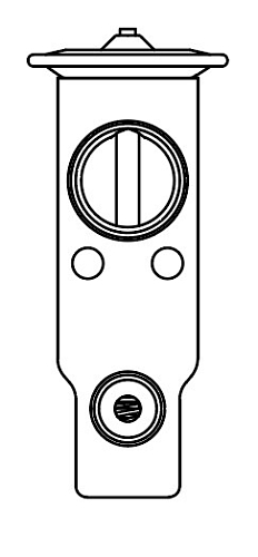 Клапан расширительный кондиционера (ТРВ) для автомобилей Pajero IV (06-)