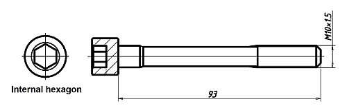 Болты ГБЦ для а/м Nissan Almera Classic (05-)/Almera N16 (00-) 1.5i/1.6i/1.8i [QG15DE; QG16DE; QG18DE] (10 шт.)