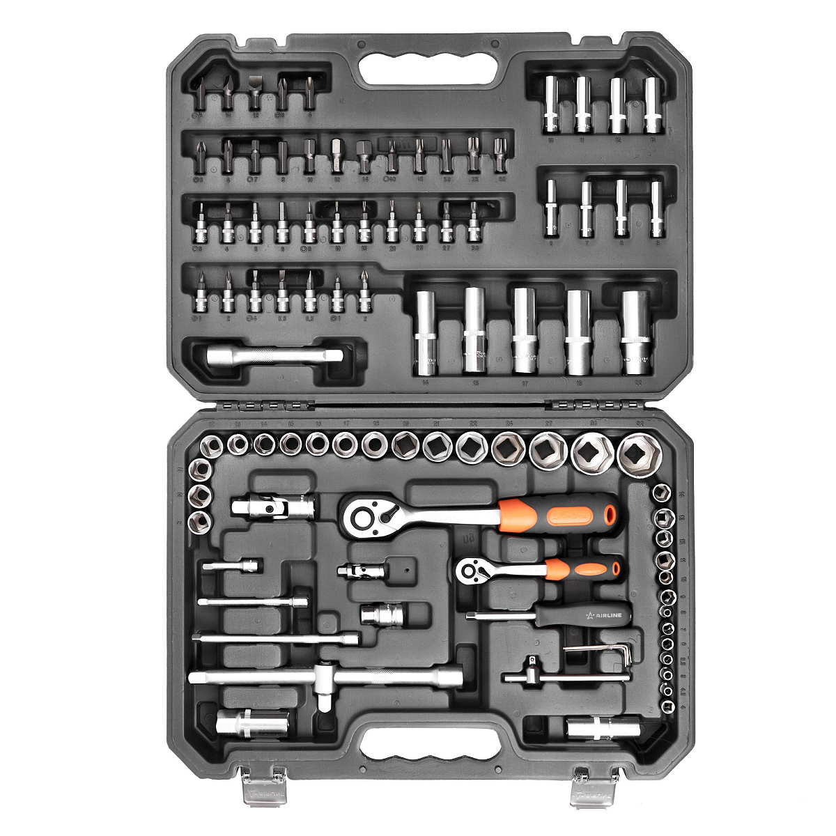 Набор инструментов универсальный 94пр. (головки 1/2", 1/4") кейс