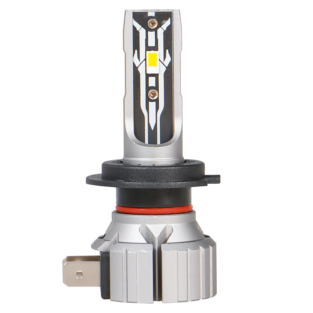 Лампа светодиодная H7 STANDARD, 17Вт, 4000Лм (2000Лм x 2), 3000К (Желтый), 12В, комплект 2 шт. МП-серия