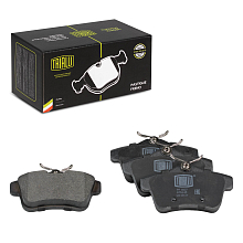 Колодки тормозные дисковые задние для автомобилей Citroen C4 (10-) / DS4 (11-) / DS5 (12-) / Peugeot 3008 (09-)