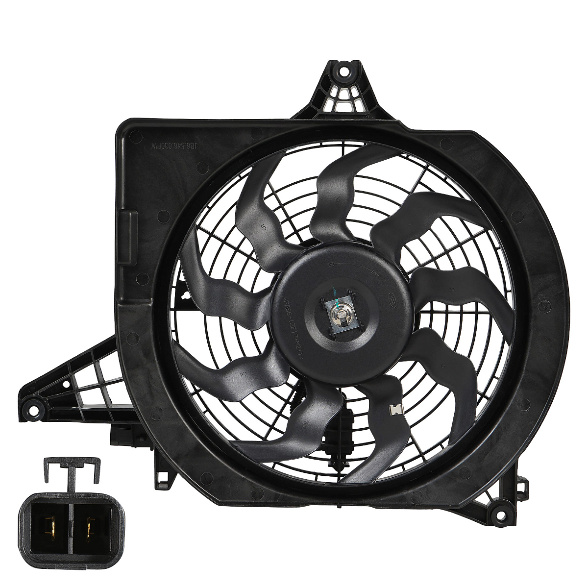 Электровентилятор кондиционера для автомобилей Hyundai Grand Starex (H-1) (07-) 2.5D (A) (с кожухом)