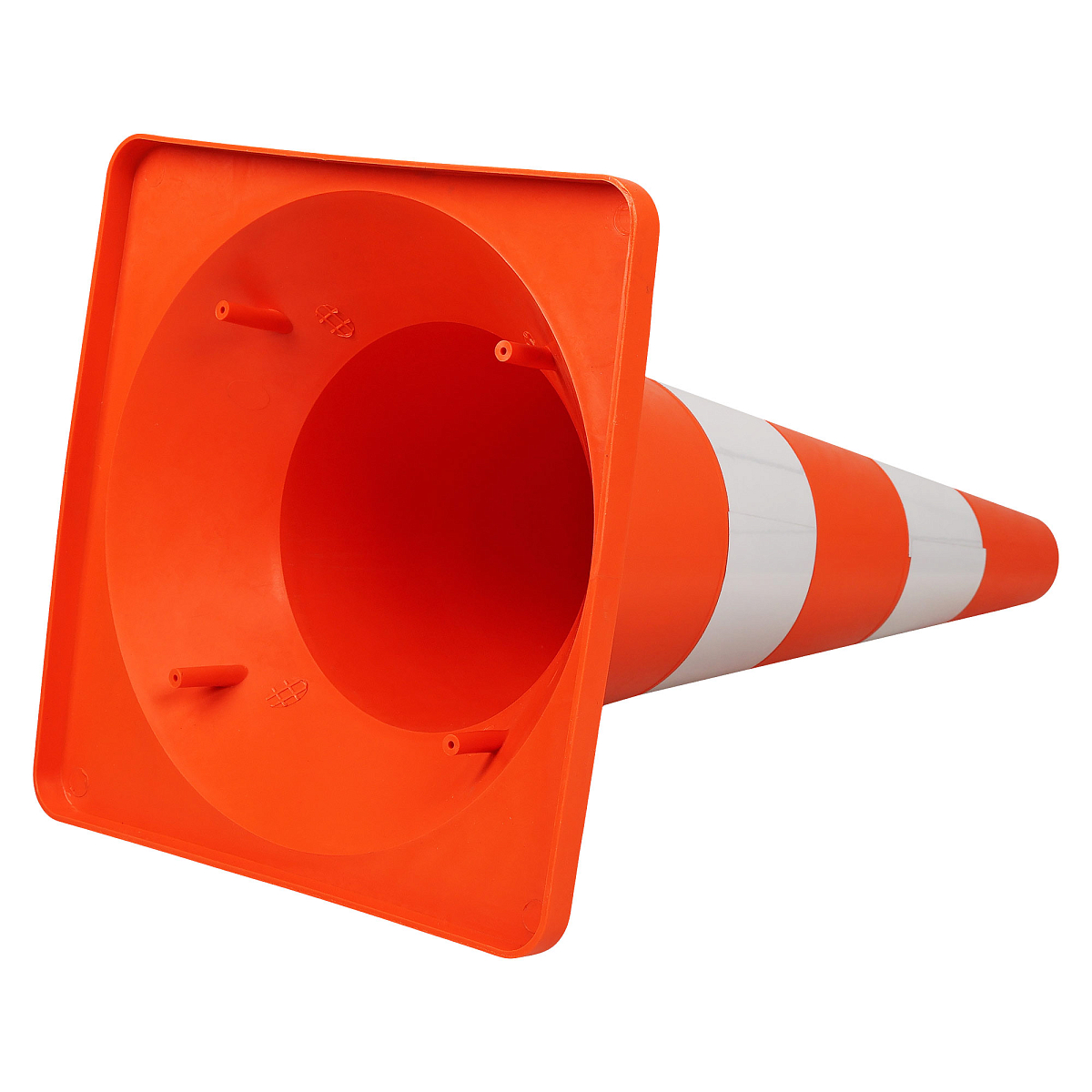 Конус дорожный 520мм, 2 световозвращающие полосы, оранжевый, МП-серия