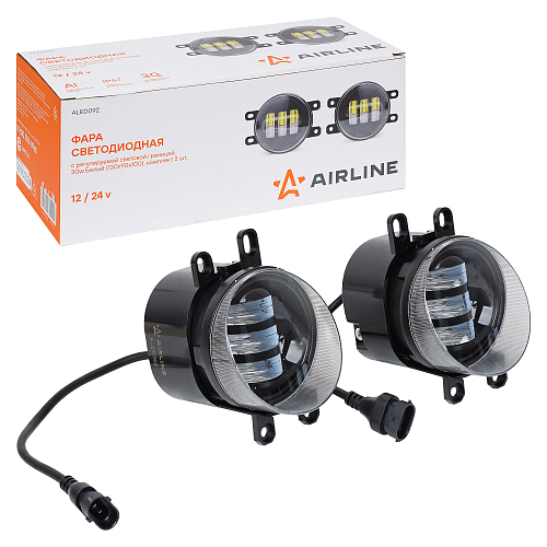 Фары противотуманные светодиодные для Toyota, Lexus, 32Вт (16Вт x 2), H11, Белый, комплект 2 шт.