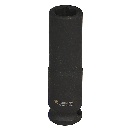 Головка ударная торцевая 3/8"DR шестигранная глубокая 11мм, L=65мм