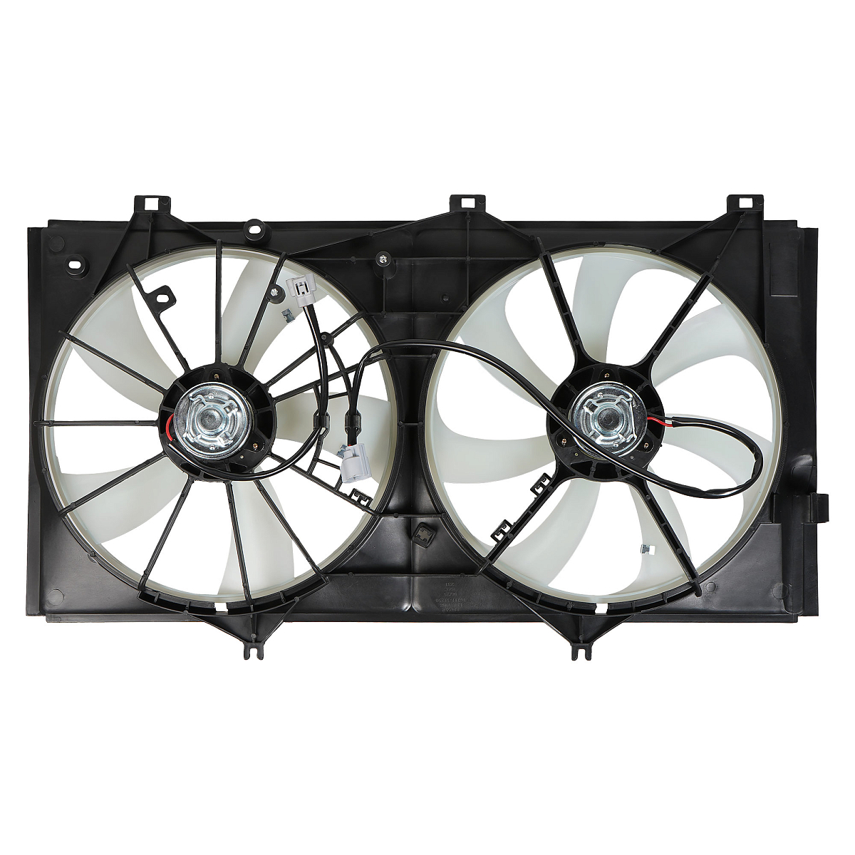 Электровентилятор охлаждения для автомобилей Toyota Camry (XV40) (07-) 3.5i (2 вент.) (с кожухом)