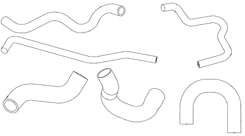 Патрубки охл. для а/м КАМАЗ 5490 (13-)/Mercedes-Benz Axor (01-) (EPDM, кмпл., 6 шт.)