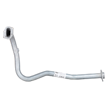 Труба приёмная для автомобилей Лада 2123 (04-) 1.7i Евро-2 под хомут (алюминизированная сталь)