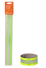 Браслет на руку, светоотражающий, 3* 30см, зеленый