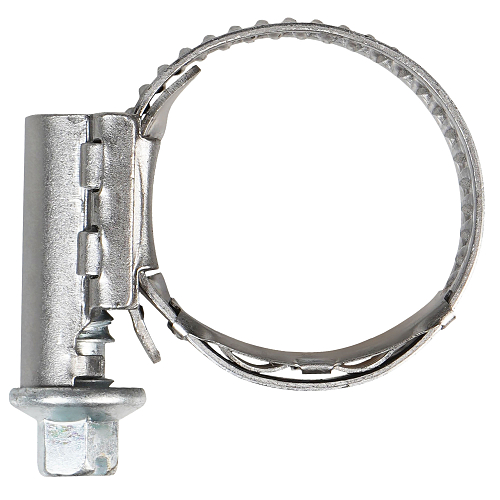 Хомут червячный 16-27/12мм с пружинной вставкой, W2 (нерж.)