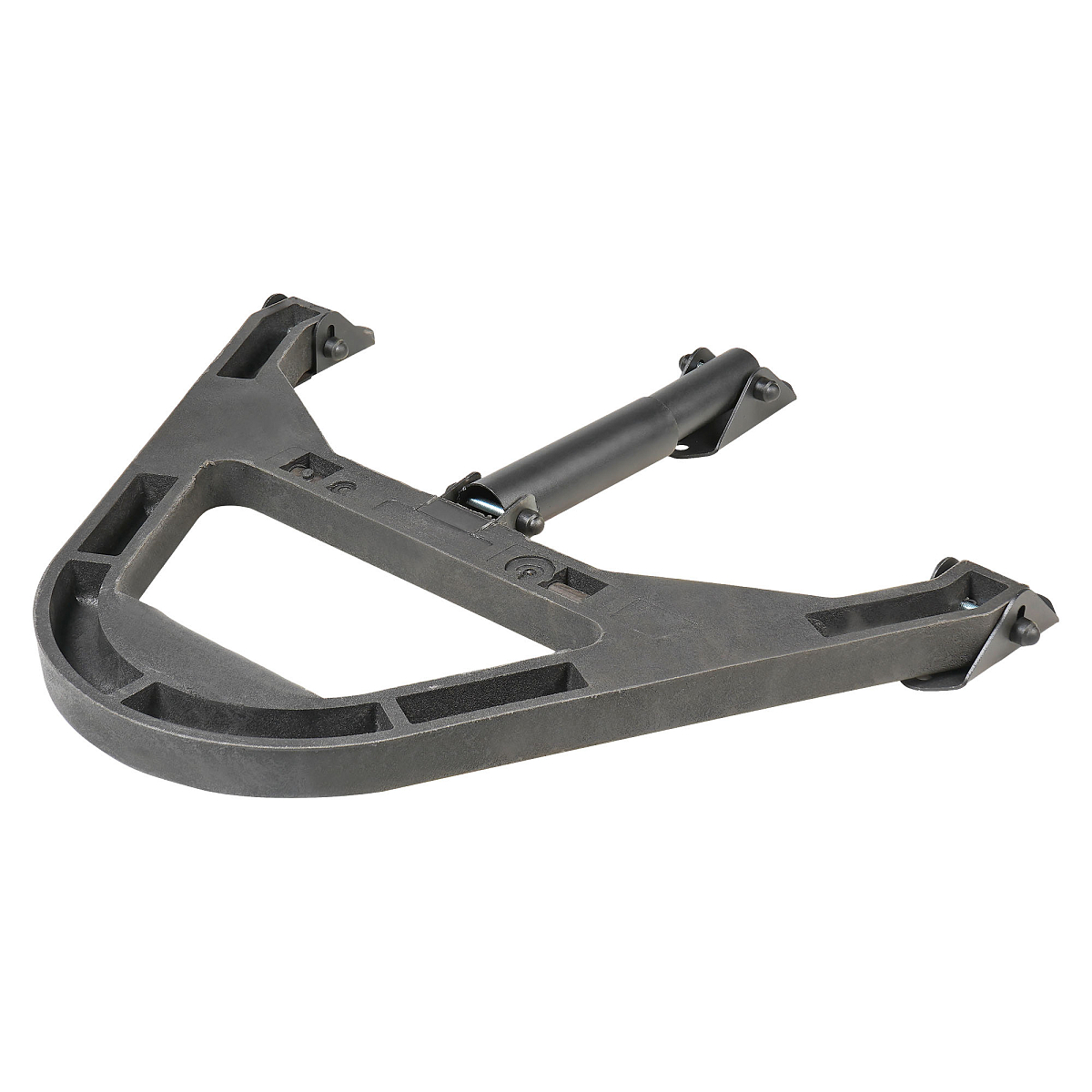 Барьер парковочный композитный с замком, треугольный (665*485*300мм), черный