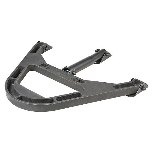 Барьер парковочный композитный с замком, треугольный (665*485*300мм), черный