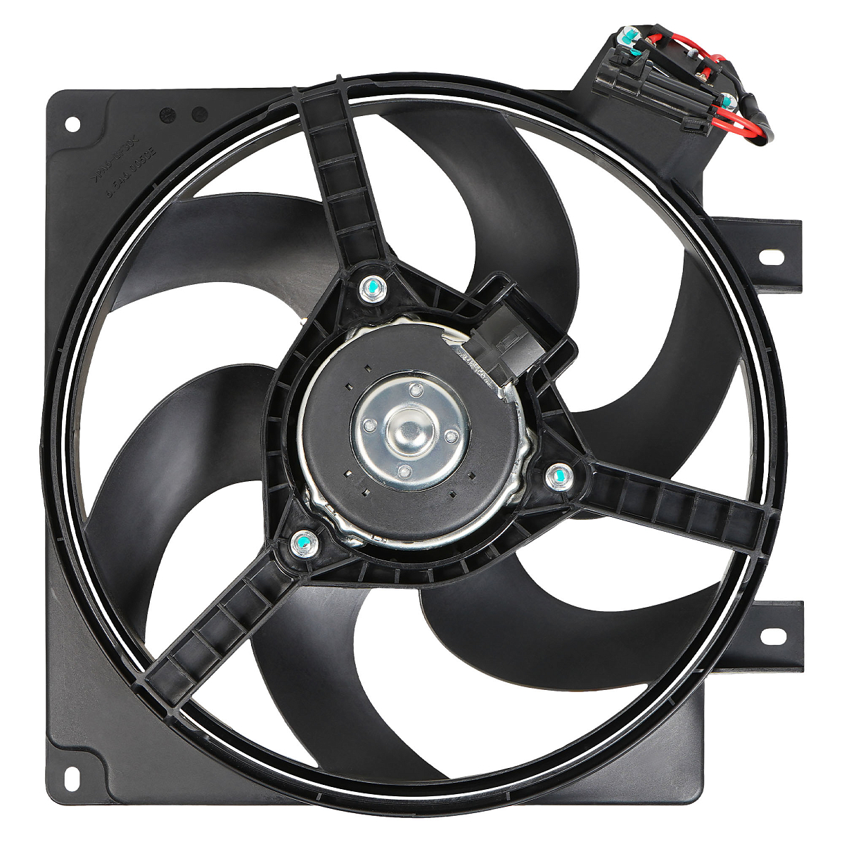 Электровентилятор охлаждения для автомобилей Лада 1117, 1118, 1119 Калина (с кожухом и резистором)