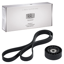 Ремкомплект привода для автомобилей ГАЗ/УАЗ (ЗМЗ-405/406/409) с ГУР (6PK1370 + ролик)