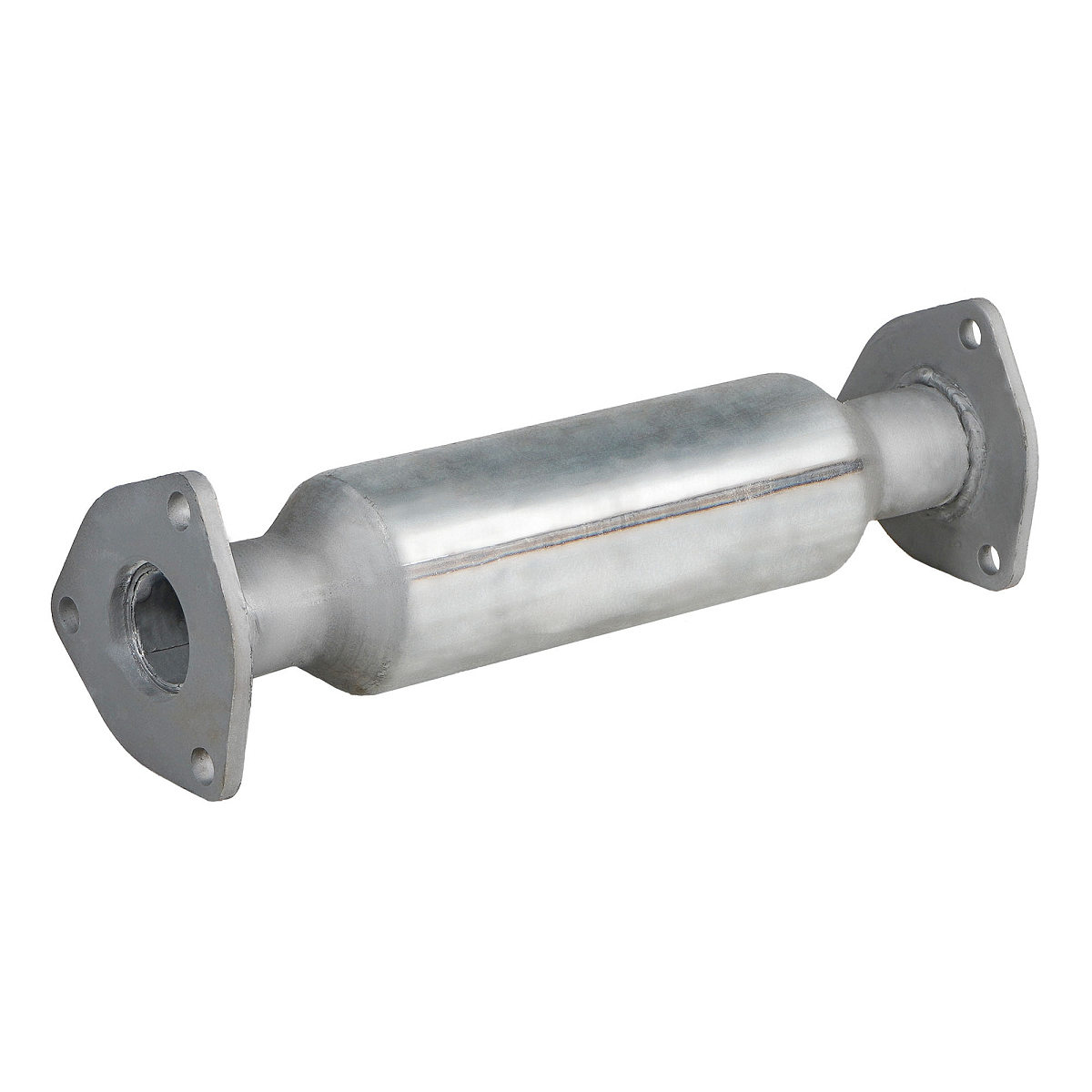 Труба соединительная (вставка вместо катализатора) для автомобилей Chevrolet Lanos (97-) со стронгером (алюминизированная сталь)
