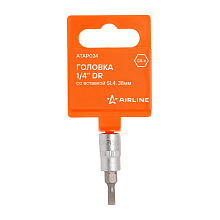 Головка 1/4"DR со вставкой SL4, L=37мм