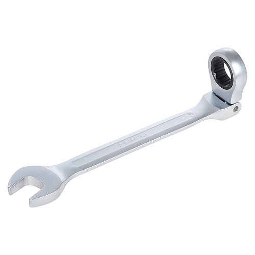 Ключ комбинированный трещоточный шарнирный 18мм PRO, пласт.подвес