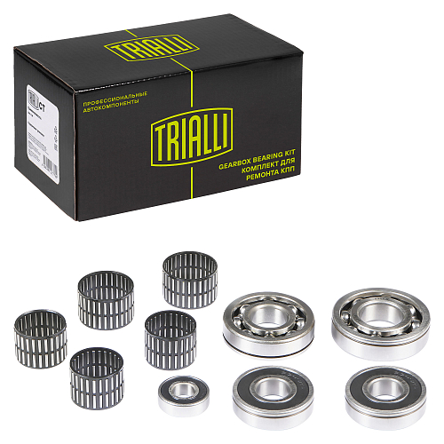 Ремкомплект КПП для автомобилей ГАЗ (до 2003 г.) с шариковыми подшипниками (только подшипники)