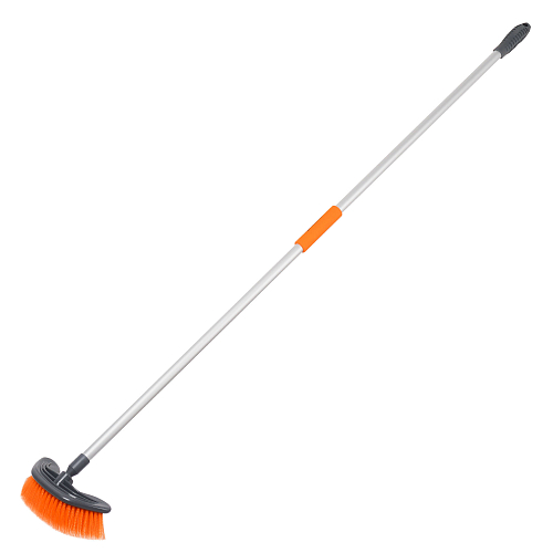 Щетка для мытья с мягкой распушенной щетиной "Волна" 150*22см