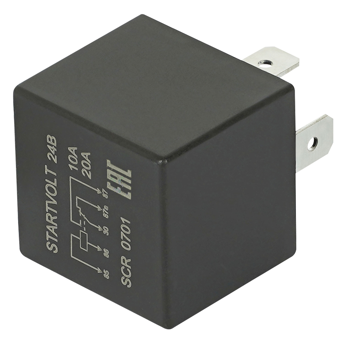 Реле 24V 10/20A 5 контактов (без кронштейна, без резистором)