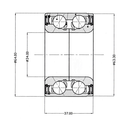 Подшипник ступицы передней для автомобиля Лада 2108