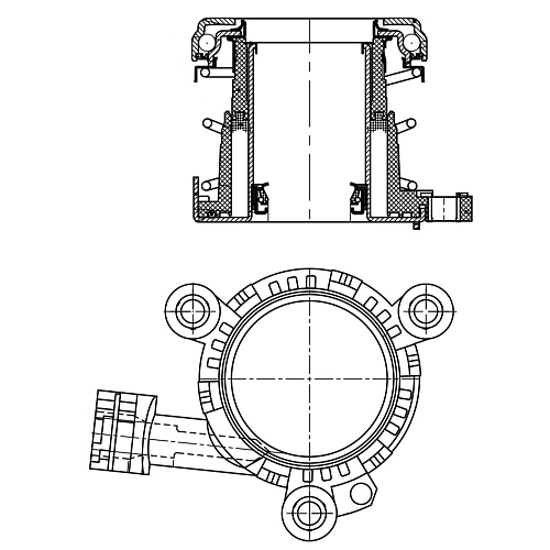 Муфта выключения сцепления для автомобилей Chevrolet Aveo T300 (11-) 1.6i / Opel Mokka (13-) 1.6i, 1.8i
