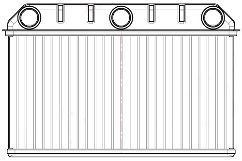 Радиатор отопителя для автомобилей BMW X5 (E70) (06-)/(F15) (13-)/X6 (E71) (07-)/(F16) (14-)