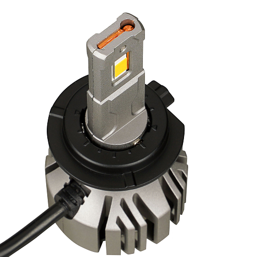 Лампа светодиодная H7 PRO, 50Вт, 9200Лм (4600Лм x 2), 3000К (Желтый), 12/24В, комплект 2 шт.