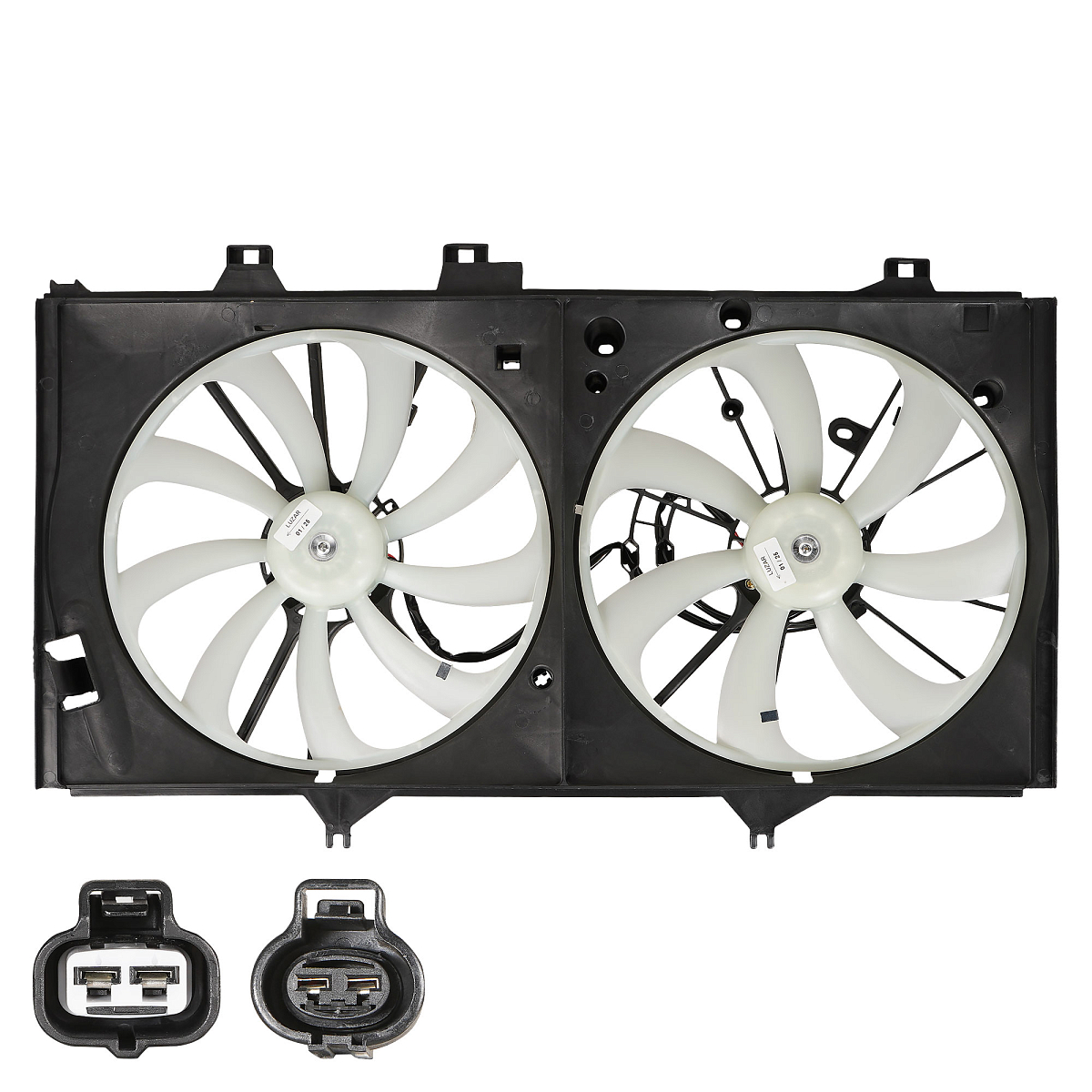 Электровентилятор охлаждения для автомобилей Toyota Camry (XV50) (11-) 3.5i (2 вент.) (с кожухом)