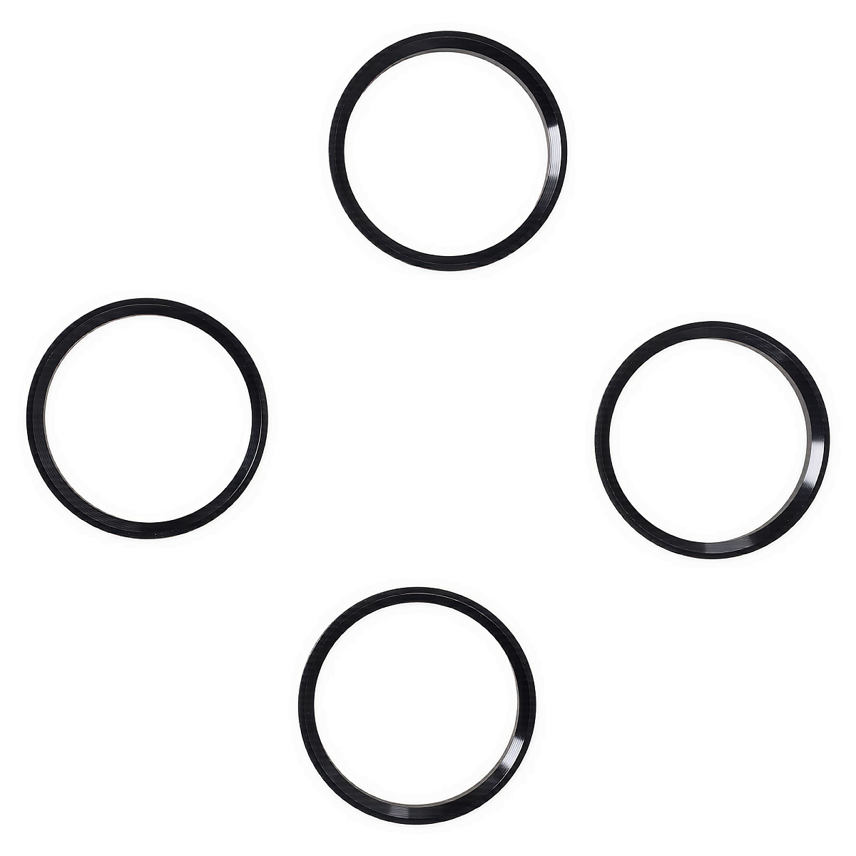 Кольцо центровочное для литого диска 67.1-60.1мм, комплект 4 шт., алюминий