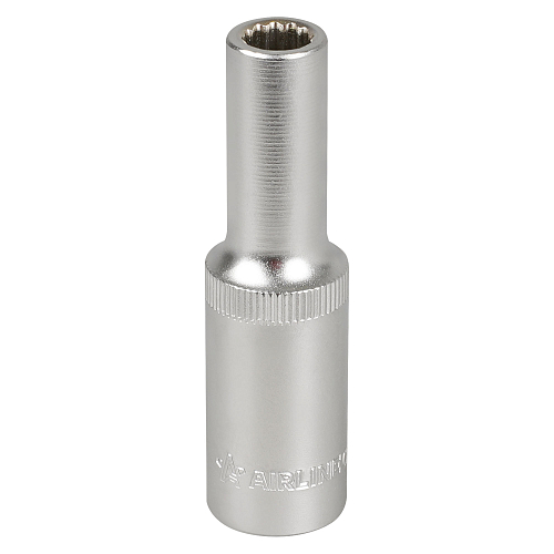 Головка торцевая 1/2"DR двенадцатигранная 9мм, L=78мм пласт.подвес