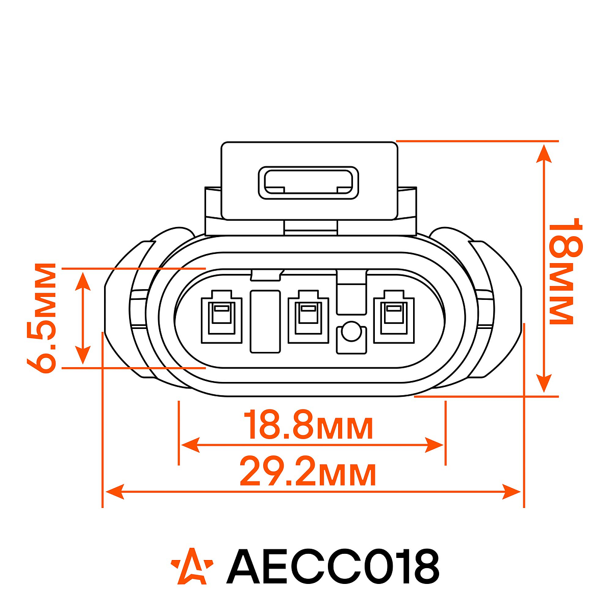 Разъём 3 pin с проводами для датчика абсолютного давления Лада, Renault, Chevrolet