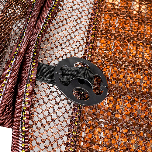 Накидка деревянная на перед. сиденье с поддержкой спины, массажная, цвет желт./коричн.