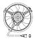 Электровентилятор кондиционера для автомобилей VW Passat (B5) (96-)/Audi A6 (C5) (97-) (c кожухом) (тип Gate)