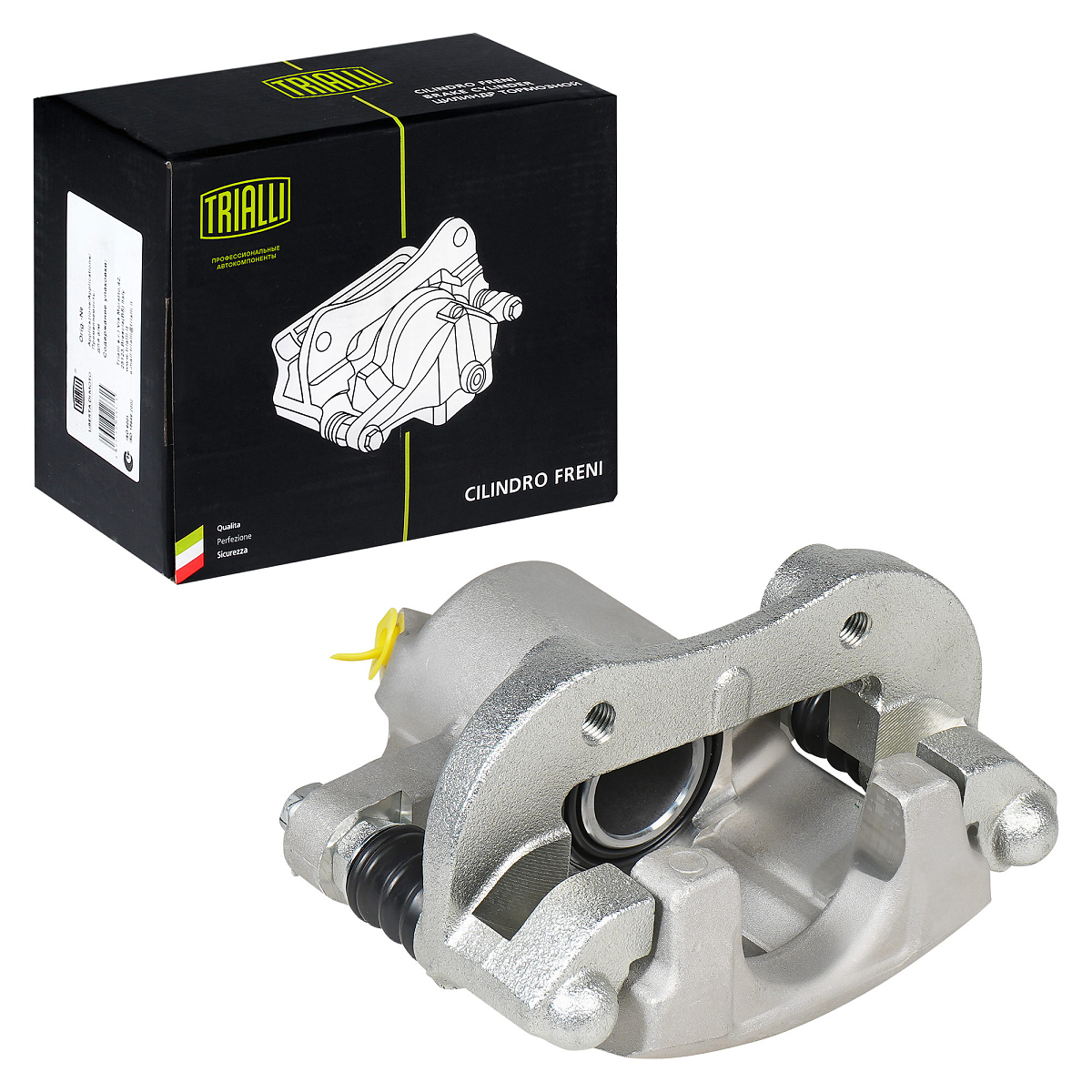 Суппорт тормозной для автомобилей Лада 1111 передний левый d=45мм (в сборе со скобой)