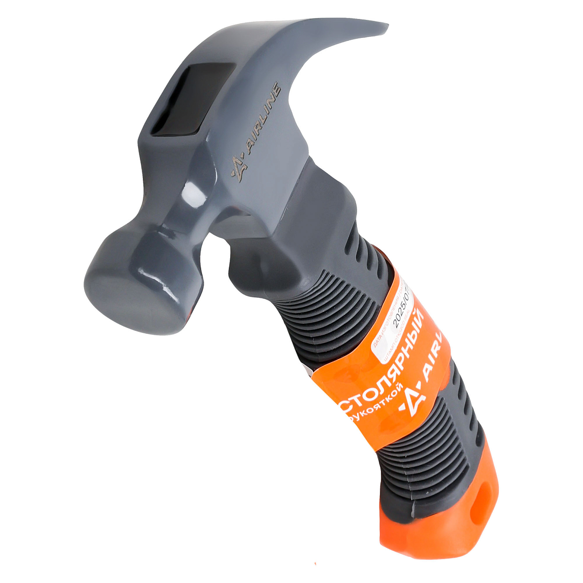 Молоток столярный с фибергласовой рукояткой 250гр, компактный