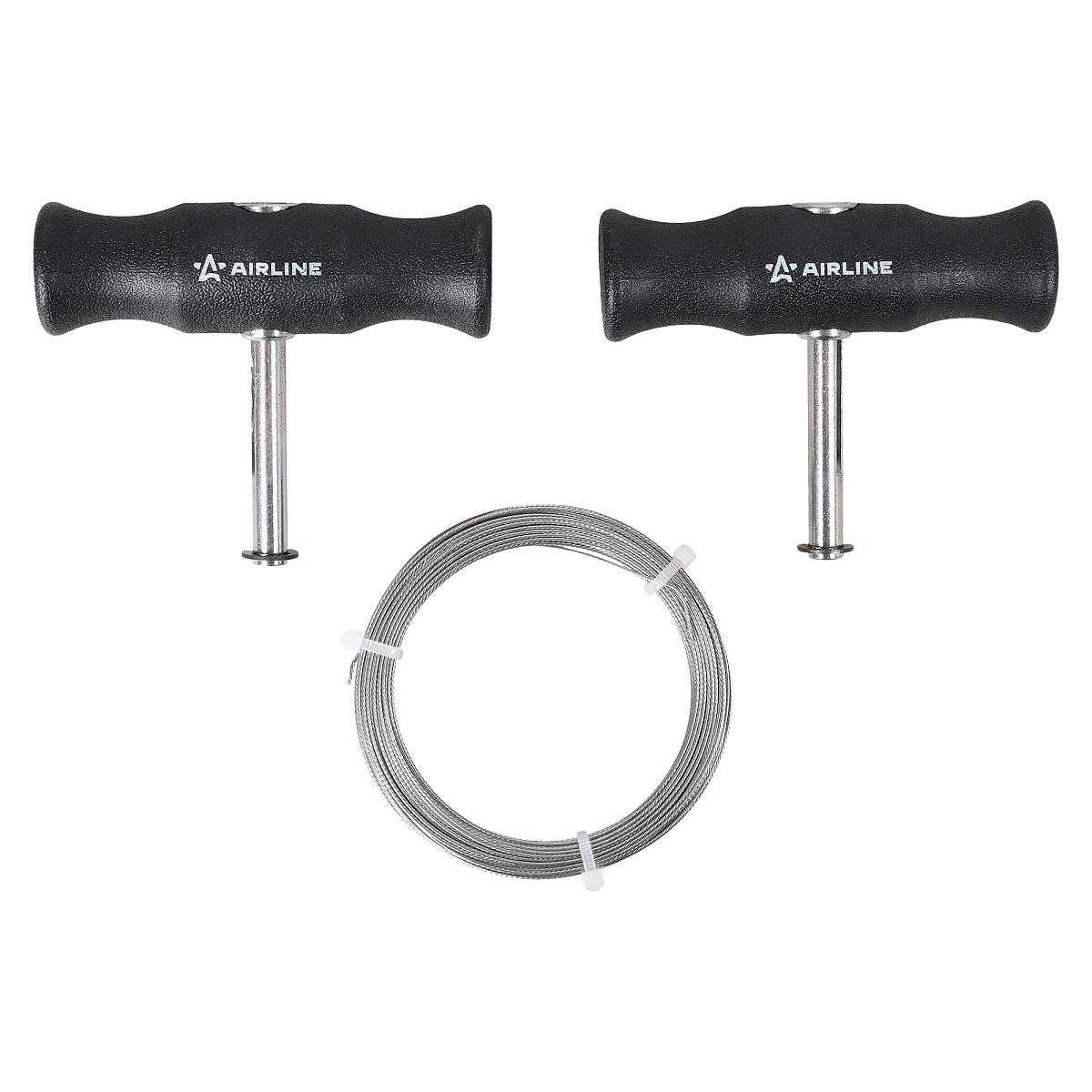 Инструмент для демонтажа стекол, набор 4 пр. (шило, рукоятка 2шт., струна)