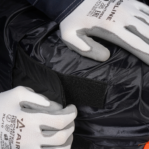 Чехлы для колес, размер R 13-17", комплект 4 шт., цвет черный/оранжевый