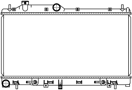 Радиатор охлаждения для автомобилей Outback (09-)/Legacy (09-) 2.0i/2.5i AT