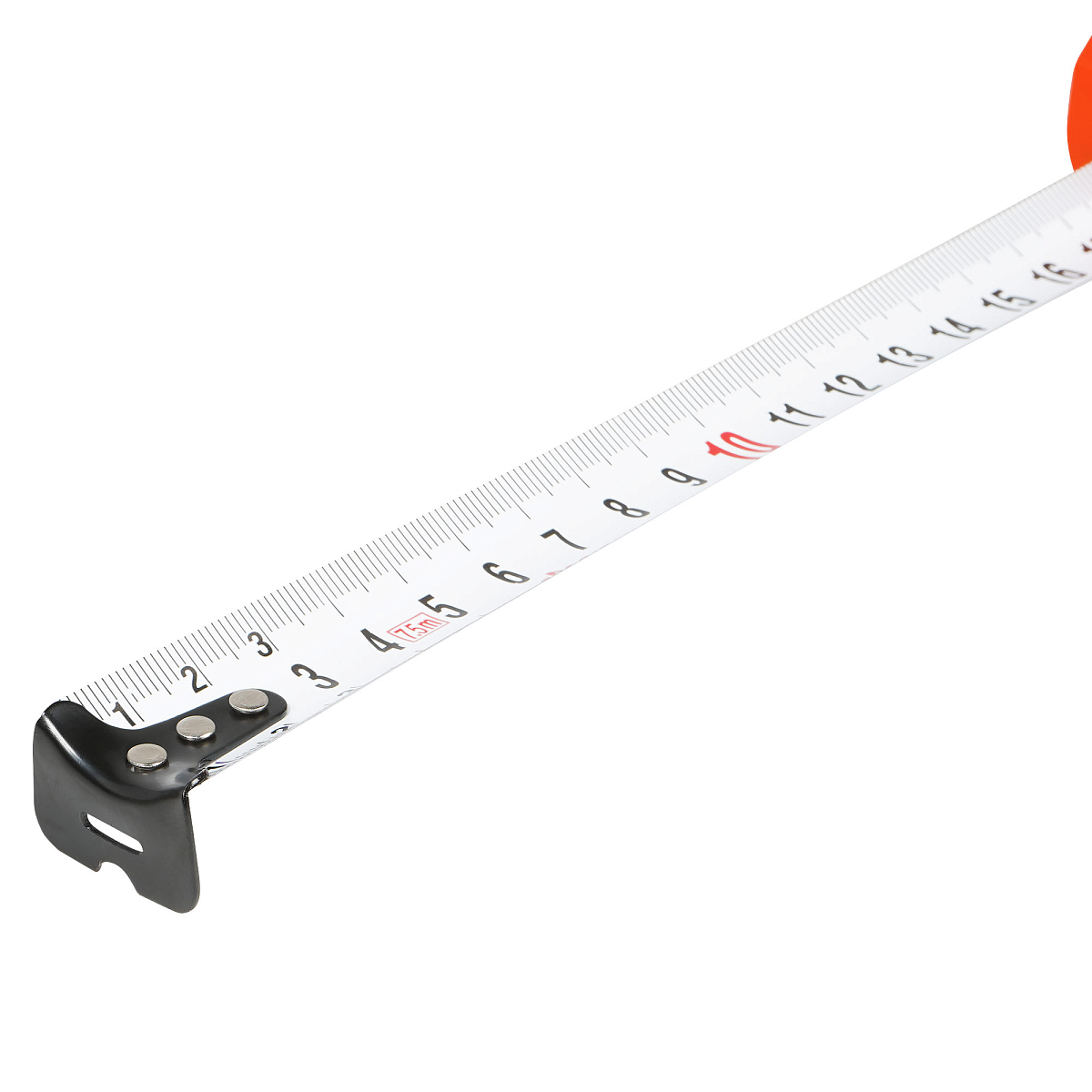 Рулетка в прорезиненном корпусе 7.5мх25мм