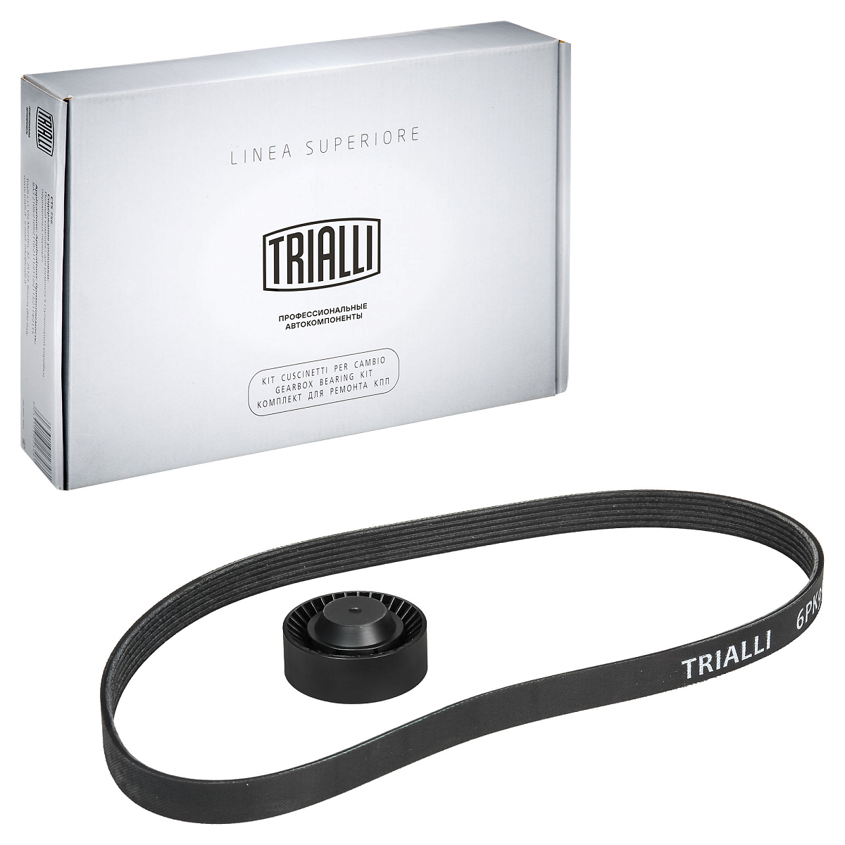 Ремкомплект привода для автомобилей Лада Granta (10-) A/C (1 ремень 6PK995+1 ролик)