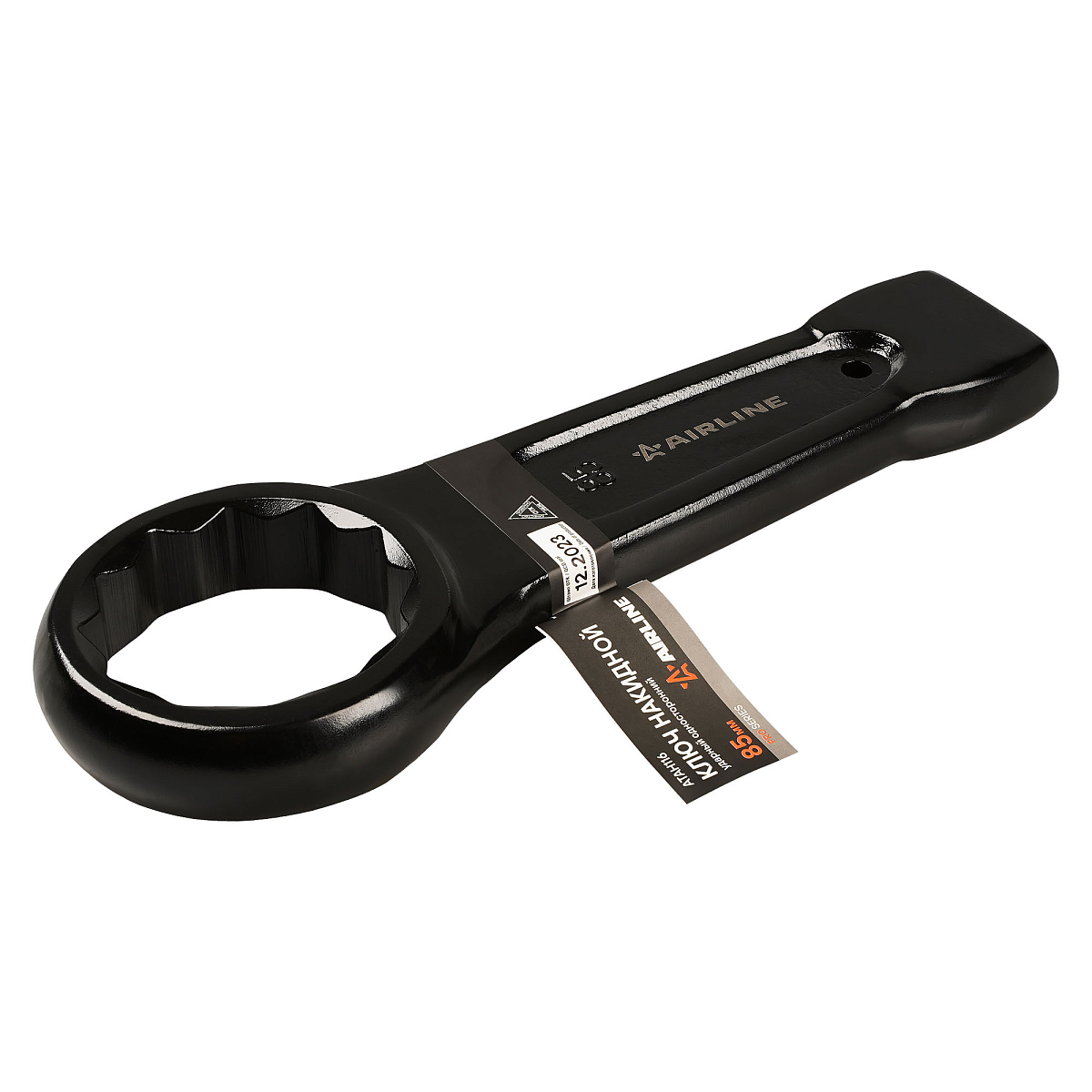 Ключ ударный накидной односторонний 85мм, L=340-365мм