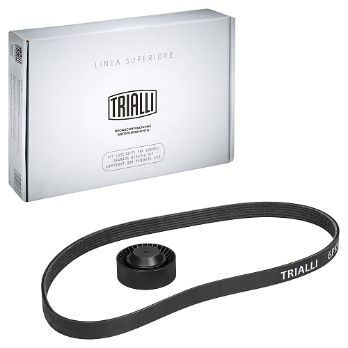 Ремкомплект привода для автомобилей Лада Granta (10-) A/C (1 ремень 6PK995+1 ролик)