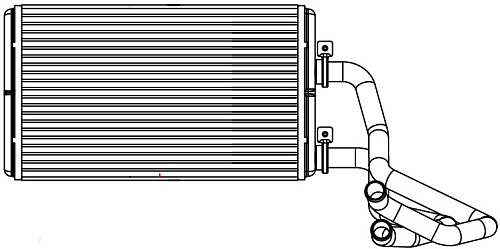 Радиатор отопления для а/м Suzuki Grand Vitara (05-)
