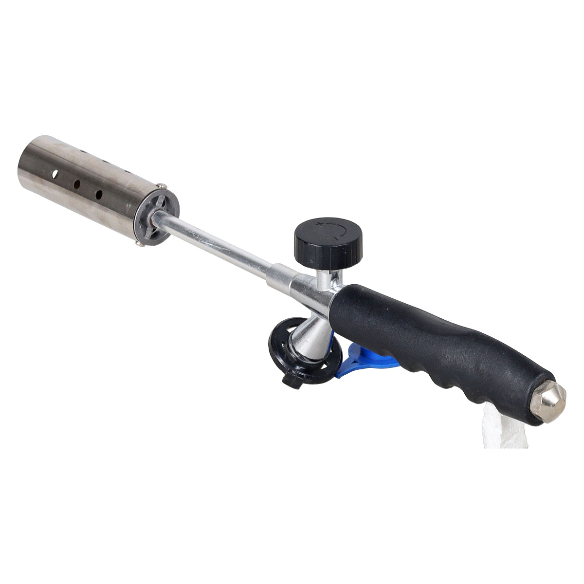 Горелка газовая на цанговый баллон, с трубными удлинителями сопла, анти-вспышка, ручной поджиг, 78*9*5 см