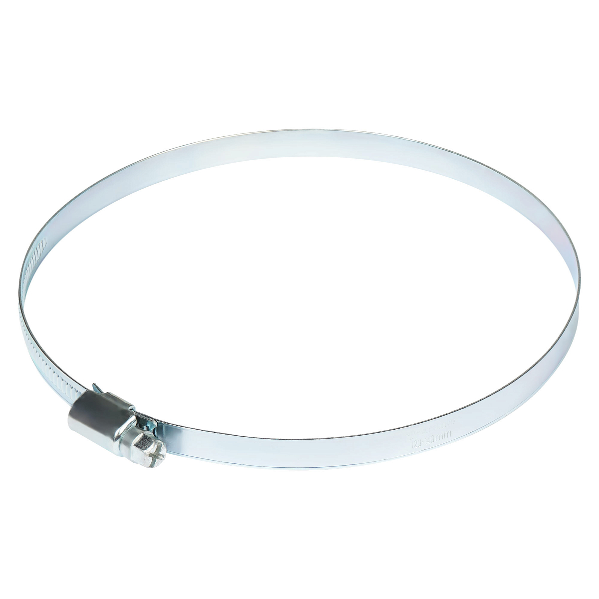 Хомут червячный 120-140/9 мм, стандарт, W1 (оцинк)